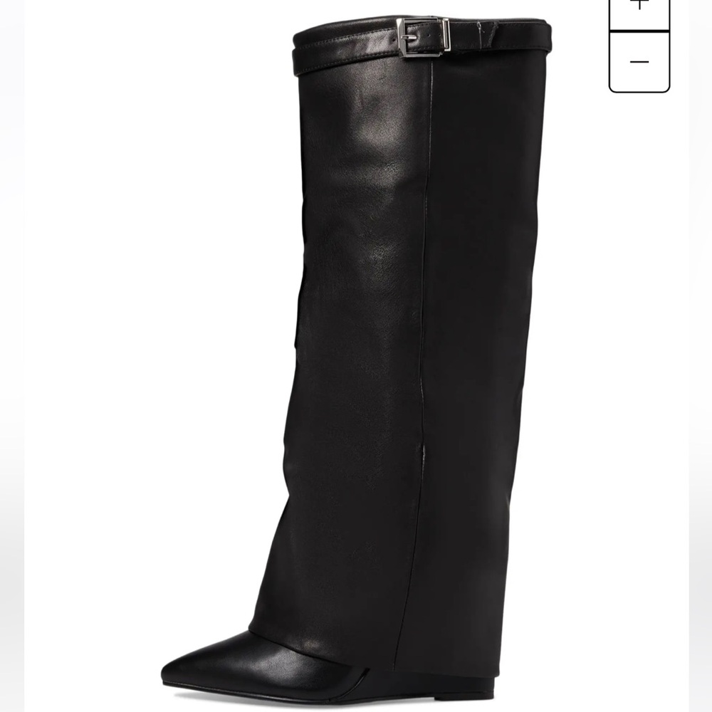 Steve Madden Corenne Boots - Black Knee High Boots